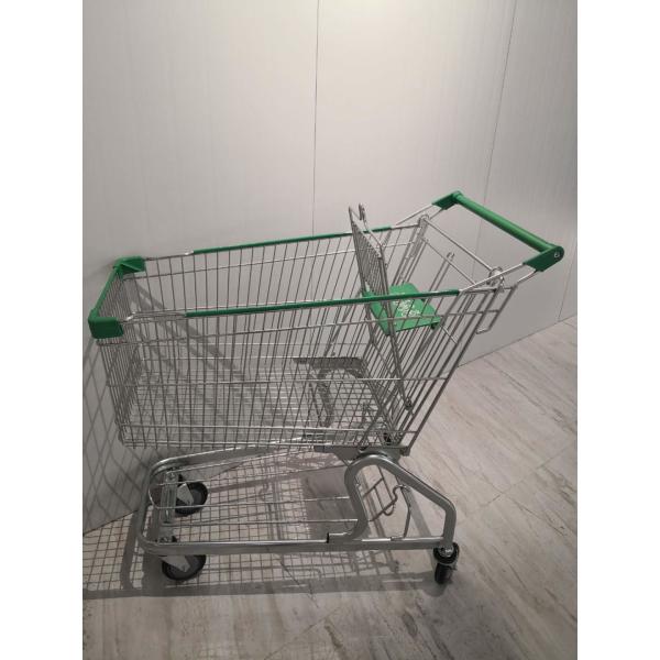 Supermarket Shopping Metal Trolley Cart 120 Litres Powder Coat Finish