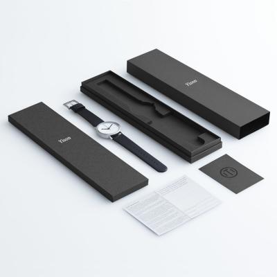 OEM Black Cardboard Watch Gift Box Matt Lamination Printing