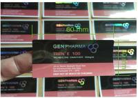 O tubo de ensaio etiquetas/10ml autoadesivo etiqueta etiquetas com logotipo do laser carimbadas