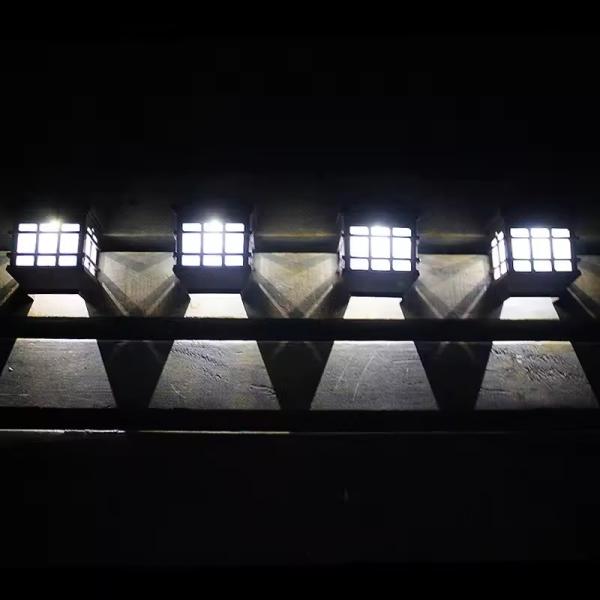 70 Ra Color Rendering Index Solar Wall Lamp for Courtyard and Garden Street Lighting