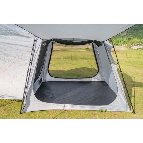 220*220*195CM Стекловолокно для 4 человек Серое PU2000MM Полиэстер 210D SUV Кампинговая палатка водонепроницаемая с УФ-защитой Простая установка