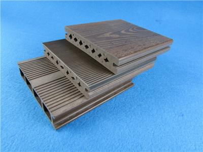 Revestimento de madeira composto do Decking do PVC do café do revestimento do Decking do PVC do antiespumante