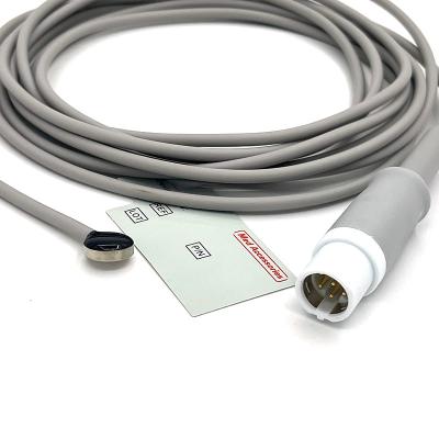 Sonda de temperatura reutilizável compatível com Draeger TPU para monitoramento de temperatura