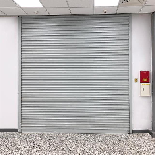Automatic Fire Shutter Door Heat Resistance For Warehouse And Industrial Openings