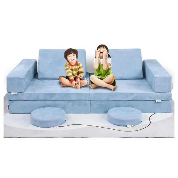 Modern Playroom Kids Foam Home Decoration Baby Kids Sofa Bed for Kids' Play Furniture