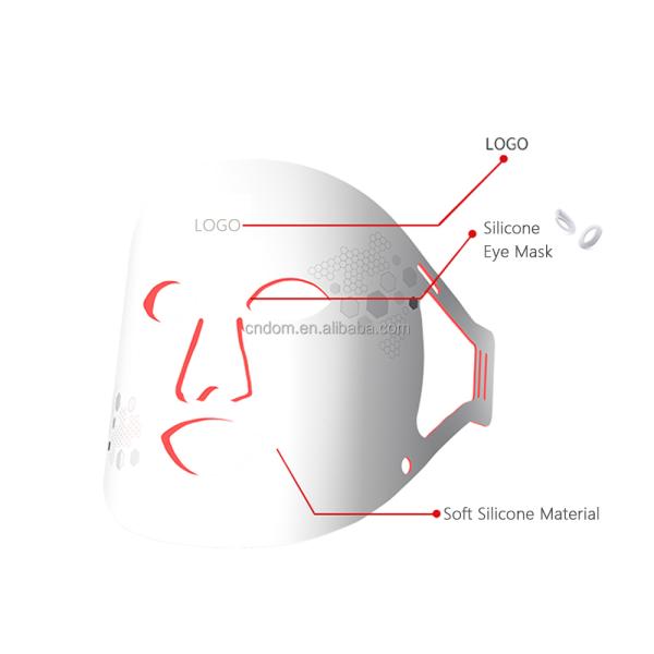 Portable Beauty Equipment LED Light Therapy Face Mask for Whitening and Acne Treatment