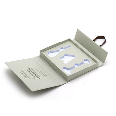OEM Custom Gift Packaging Small Paper Gift Box With Foam And Ribbon
