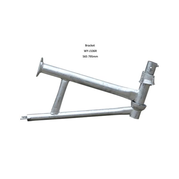 Adjustable Cuplock Ladder scaffolding brackets with Painted / Natural Surface