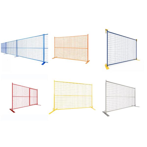 Used Powder Coated Construction Canada Temporary Site Fence Panel for Sale