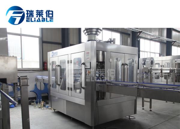 Soda Water Bottling Equiment , Glass Bottle Filling Complete Production Plant
