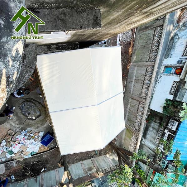 Желтые события шатра церемонии ПВК расстояние залива шатра 48м формы