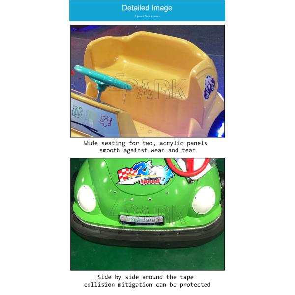 Amusement Rides Kids Super Beetles Bumper Car Battery Powered CE Certificate