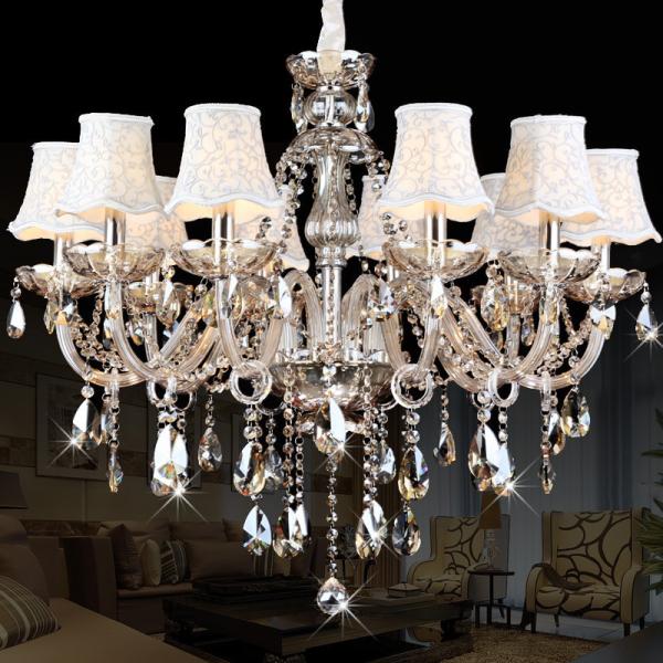 Crystal light fixtures chandeliers for Dining room Kitchen Foyer Hotel lighting ( WH-CY-31)