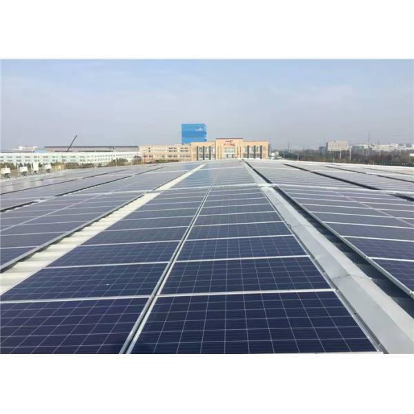 Vertical Flat Roof Mounting System High Anodized Aluminum Extrusion Frame