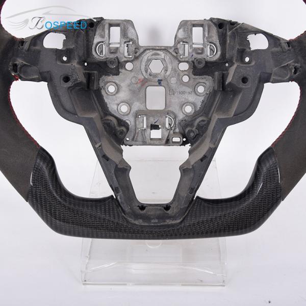 Red Stripe Custom F150 Steering Wheels Ford Alcantara 350mm