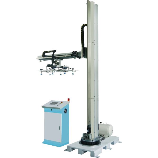 4-Axis Rotary Bagged Plastic Bottle Palletizer With Automatic Stacking