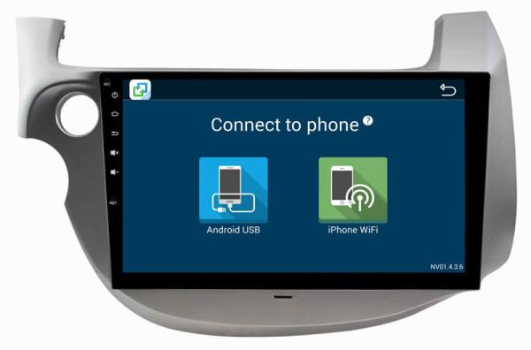 Ouchuangbo 10.2 inch car gps navi radio for Honda Fit with MP3 MP4 1080P video USB android 8.1 system