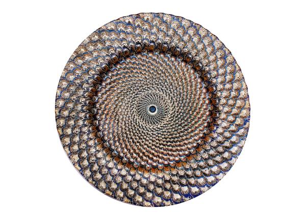 32cm Decorative Lead Free Glass Plates Unparalleled Style