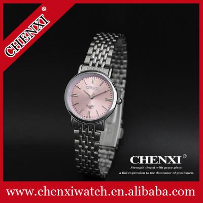 Fashion Jewelry Wholesale Watch Factory Price Cheap Stainless Steel Watches Lady Wrist Watch Female Watch Pink
