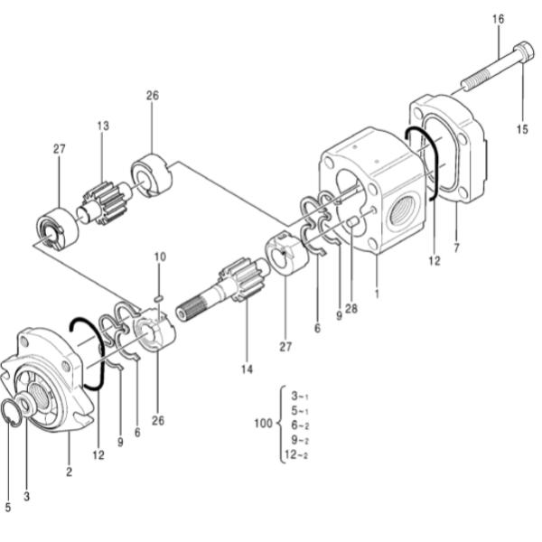 Насос насоса ZX200-5G гидравлического насоса с зубчатой передачей 9217993 экскаватора пилотный главный