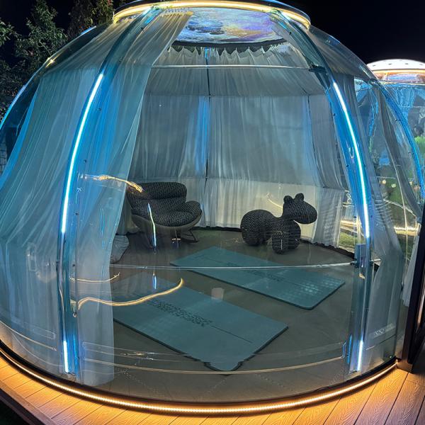 Full House Starry Bubble House With Transparent Pc Sun Room Bubble Dome House
