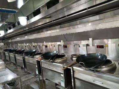 Queimador chinês da escala da indução limpa fácil, indução Cooktop de aço inoxidável