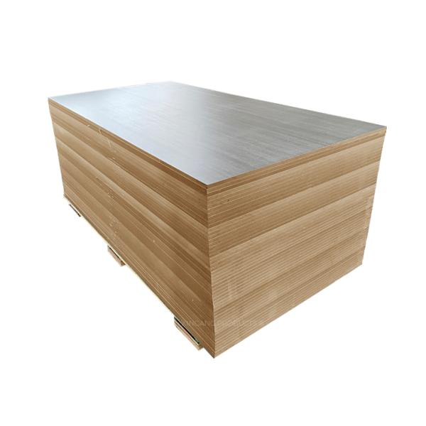 Matt White Melamine Laminated MDF Board For Modern Cabinetry Interior Decoration