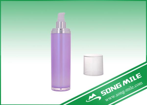 50ml Acrylic Pink Cosmetic Packaging Airless Bottle for Cosmetic