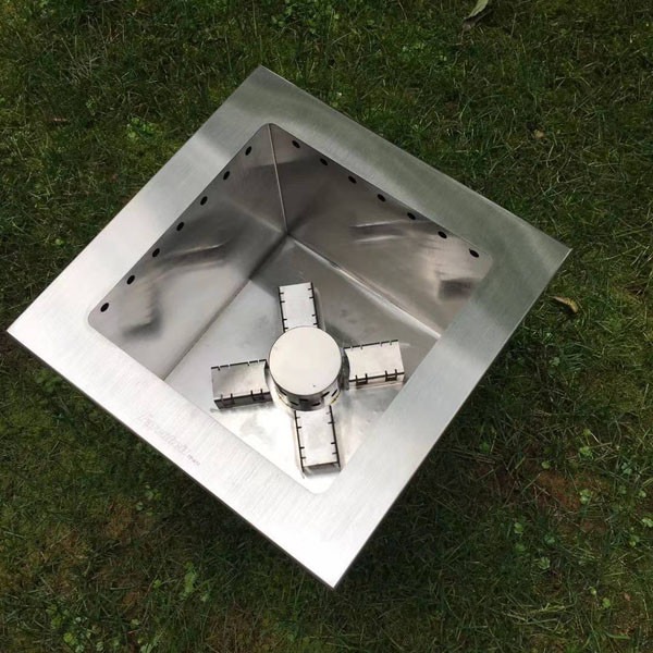300-360mm Smokeless Outdoor Fire Pit Stainless Steel 13 Inch