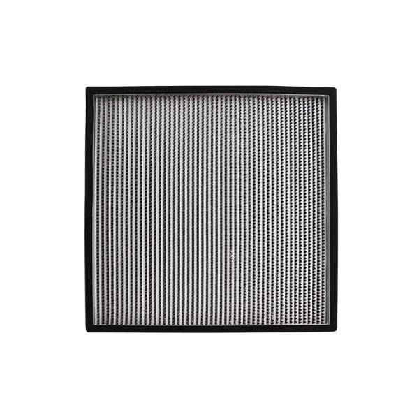 Filtro HEPA de sala limpa plissado profundo com folha de alumínio de fibra de vidro superfina