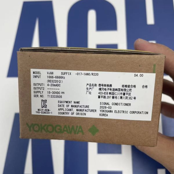 YOKOGAWA VJQ8-017-1AN0R220 | Pulse/Analog Isolator, 4-20mA, 220Ω
