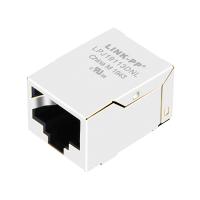 O porto SMT RJ45 Jack Magnetic Network Connector Without de J0C-0003NLT 1x1 conduziu