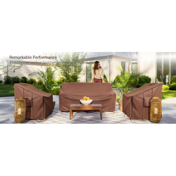 Outdoor Liners Outdoor Waterproof Patio Loveseat Couch Cover - UV Resistant Patio Sofa Furniture Covers Weatherproof