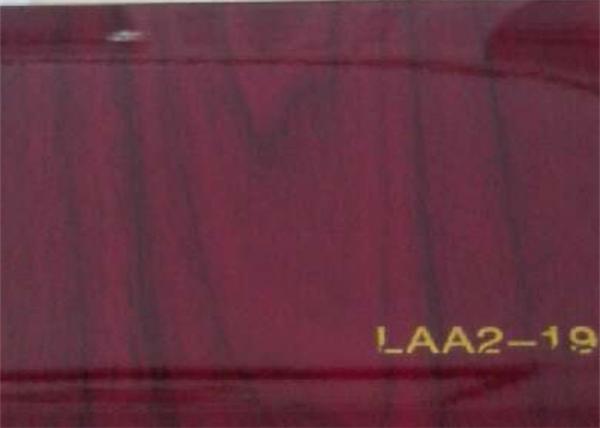 Glossy Red Double Sided Lamination Film Exquisite Color For Vacuum Machine Cover