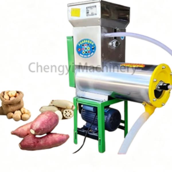 Iron Root Tuber Starch Separator Compact Durable Efficient Tuber Starch Processing Unit