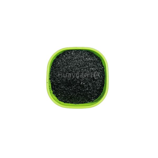 Water Soluble Type I Black Sodium Humate Flakes With 100% Solubility
