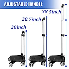 Laundry Utility Big Capacity Grocery Shopping Cart Lightweight Folding Waterproof Insulated Shopping Trolley