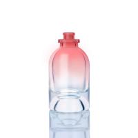 Bouteille de parfum en verre cristallin transparent 50 ml 55 ml avec bouchon sécurisé