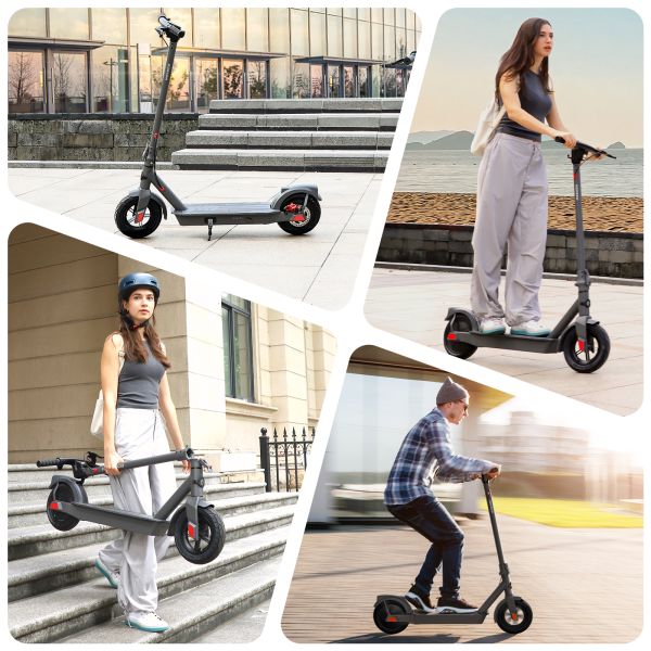 2025 EU US Warehouse Stock Dropshipping 2 Wheel 350W 10 Inch X9 Adult Electric Scooter Fat Tire Foldable Waterproof 25kmh Dual