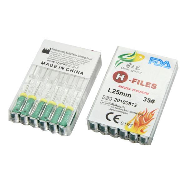 28mm 31mm Endodontic Hand Files For Root Canal Treatment FDA CE ISO Approval