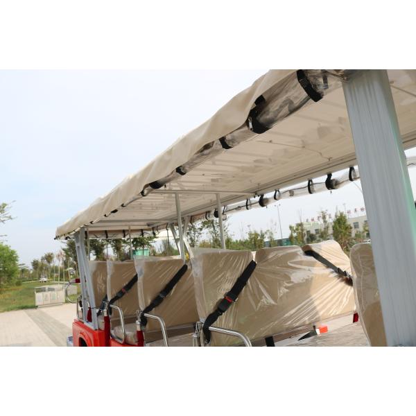 Customizable 17-Seater Convertible Electric Sightseeing Car Ideal For Scenic Spots Hotels And Airport Transfers