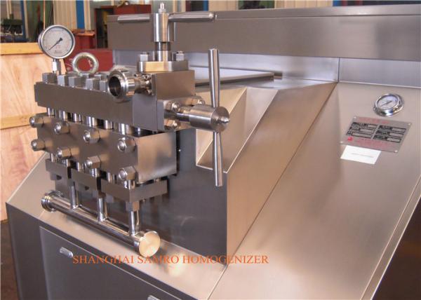 Bomba transportadora para ketchup / molho de tomate Homogenizador de 2 estágios 25 Mpa