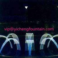 Adjustable Fan Shape Water Fountain Nozzles Brass DN15 - DN40 Adjust Fan Nozzles