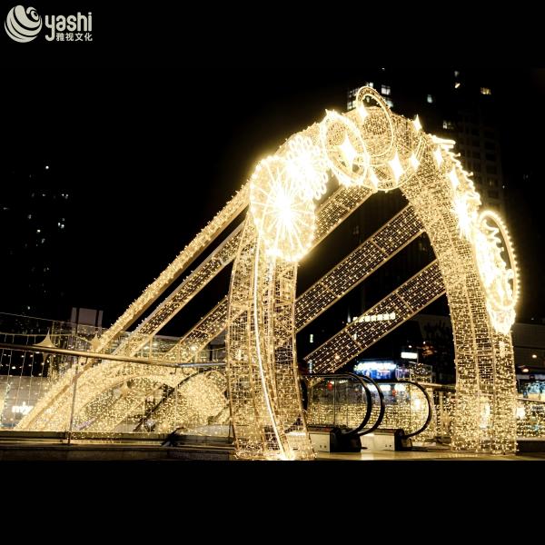 Outdoor Party Holiday Lights Decoration Arch Meteor String Lights 110/220V