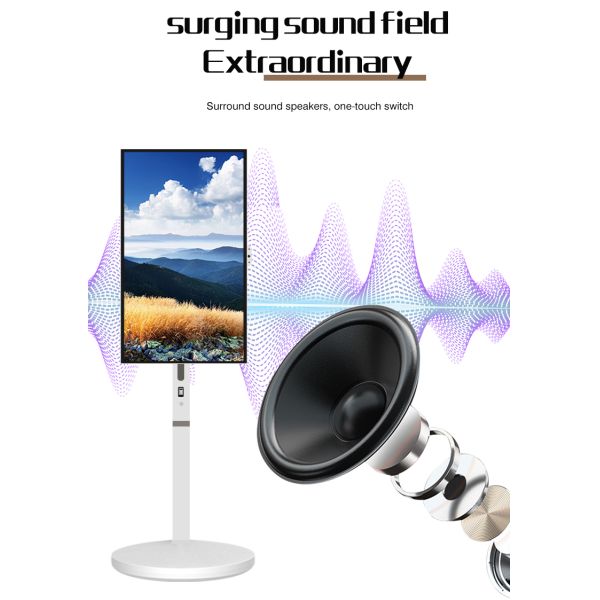 VETO 32 Inch 4K Resolution Portable Touch Screen Display with Battery for Video Learning