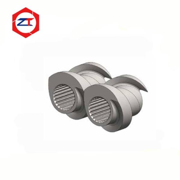 Customizable Extruder Screw Elements for Coperion Twin Screw Extruder Materials SAM10 / SAM39/ WR5/ WR14/ W6Mo5Cr4V2