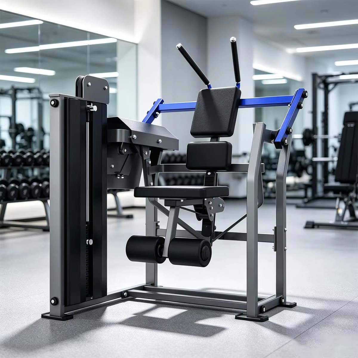 MTS12 Abdominal Crunch Machine Pin Loaded Commercial Gym Machine for Core Strength Training
