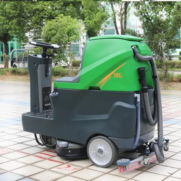 DQX56A CE Certified Ride-on Floor Scrubber with 56cm Cleaning Width for office workshop supermarket