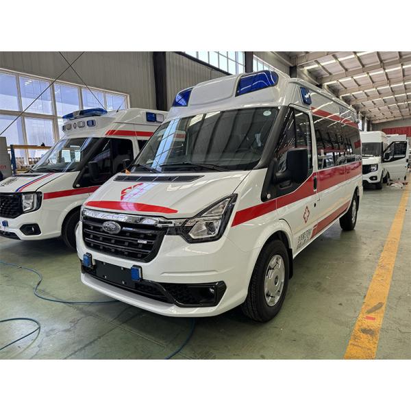 3m Length High Roof Ambulance 4*2 Emergency Medical Ambulance
