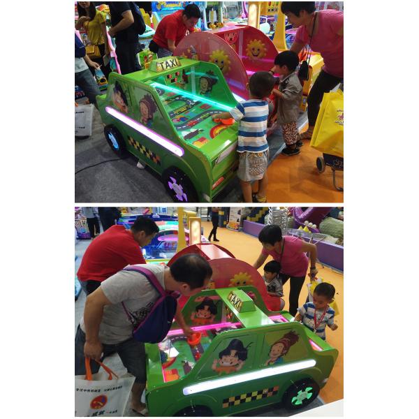 Indoor Commercial Arcade Gaming Machines Taxi Style Coin Operated Air Hockey Table